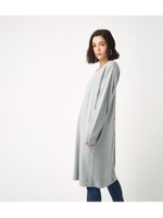 【AZUL BY MOUSSY】ウォッシャブルソフトタッチ2WAYロングカーデ/T.GRY