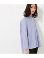 【AZUL BY MOUSSY】カシュクール2WAYシャツ/柄NVY