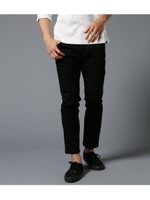 【AZUL BY MOUSSY】カラードビースリムパンツ/BLK