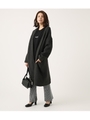 【AZUL BY MOUSSY】シングルノーカラーガウン/T.GRY