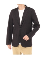 【AZUL BY MOUSSY】リネンレーヨンストレッチテイラードジャケット/BLK