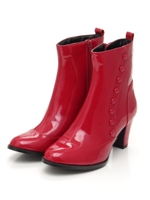 【F i.n.t】釦使いレインブーツ/RED