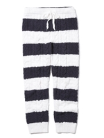 【GELATO PIQUE HOMME】ボーダーアランロングパンツ/GRY