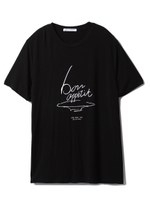 【Joel Robuchon & gelato pique】HOMMEシルクブレンドTシャツ/BLK