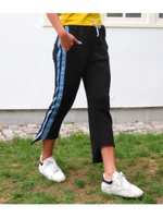 【anap Latina】 サイドデニムラインカットオフデザンヘムスウェットパンツ/グレー(006)