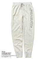 【PEANUTS】HOMMEスウェットロングパンツ/GRY