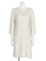 【Rew de Rew】★WEB限定★マーメイドラインサックワンピース（7R05-11067）/ベージュ