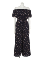 【Rew de Rew】オフショルダーコンビネゾン（8R05-07042）/ネイビー