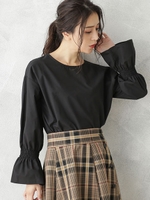 【WEB限定】キャンディスリーブブラウス/ブラック