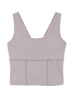 【emmi yoga】カップインベーシックトップス/MOC