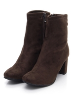 【ストレスフリー】ストレッチショートブーツ/KHAKI