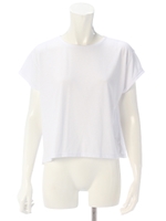 【接触冷感】【AZUL BY MOUSSY】エコクールクロプト半袖プルオーバー/O/WHT