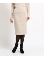 【洗える】アニバーサリーコラボタイトスカート/ベージュ(052)