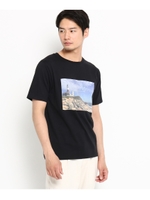 【洗える】フォトTシャツ/ブラック(019)