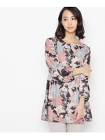 【洗える】モダンデザインシャツ/ベージュ(152)