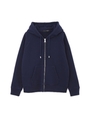 ◆[洗える][Weekend Line]裏毛ジップパーカー/ネイビー(120)