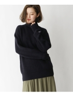 ◆【洗濯可能】ウオッシャブル タートルネックニット 15029/ネイビー(093)