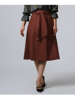 ウォッシャブルサキソニースカート/ボルドー(864)