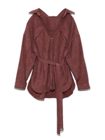 オーバーサイズスエードブルゾン/PNK