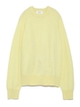 カシミヤ100%ラグランスリーブニット/YEL