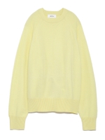 カシミヤ100%ラグランスリーブニット/YEL