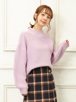 ガーターモックネックチュニック/ラベンダー