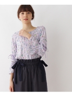 キャンディスリーブブラウス/パープル系(180)