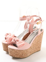 【glifeed】コルクリボンサンダル