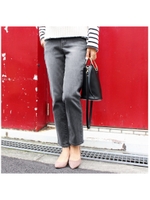 グレースキニーデニム/グレー