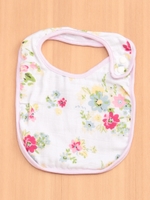 [ベビー]コットンガーゼオリジナルプリントスタイ/レッド