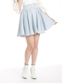 コルセットフレアスカート/ウスブルー