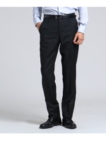 【J∞QUALITY】サージシングルパンツ[ メンズ スーツ 結婚式 撥水 3シーズン セットアップ ]/ブラック(019)