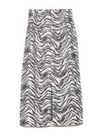 サイドデザインタイトスカート/WHT