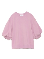 シャーリングボリュームスリーブトレーナー/PNK