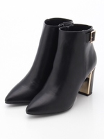 ショートブーツ/黒