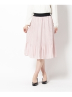 ジョーゼットケシプリーツスカート/ベビーピンク(071)
