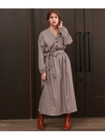 スキッパーワンピース/レッド(025)