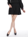 スクールプリーツスカート/ブラック