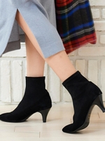 ストレッチブーツ/ブラック