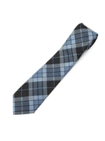 ダークチェックタイ[ メンズ タイ チェック ギフト ]/ワインレッド(263)