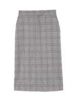 チェックタイトスカート/GRY
