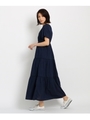 ティアードマキシワンピース/ネイビー(093)