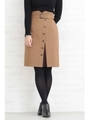 トレンチプリーツタイトスカート/キャメル1(041)