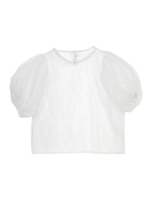 ドットシースルーパフトップス/パープル