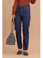 ハイライズスリムテーパードデニム/ワンウォッシュ1(121)