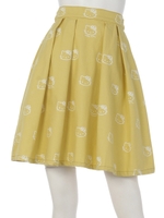 ハローキティデニムフレアスカート/YE