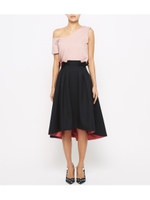 バイカラーミディSK/NVY