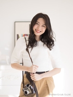 パワーショルダーリブニット/GREEN