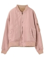 ファーリバーシブルブルゾン(シープ)/ピンク