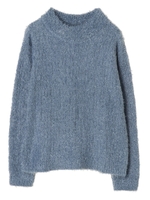 フェザーニットプルオーバー/ブルー